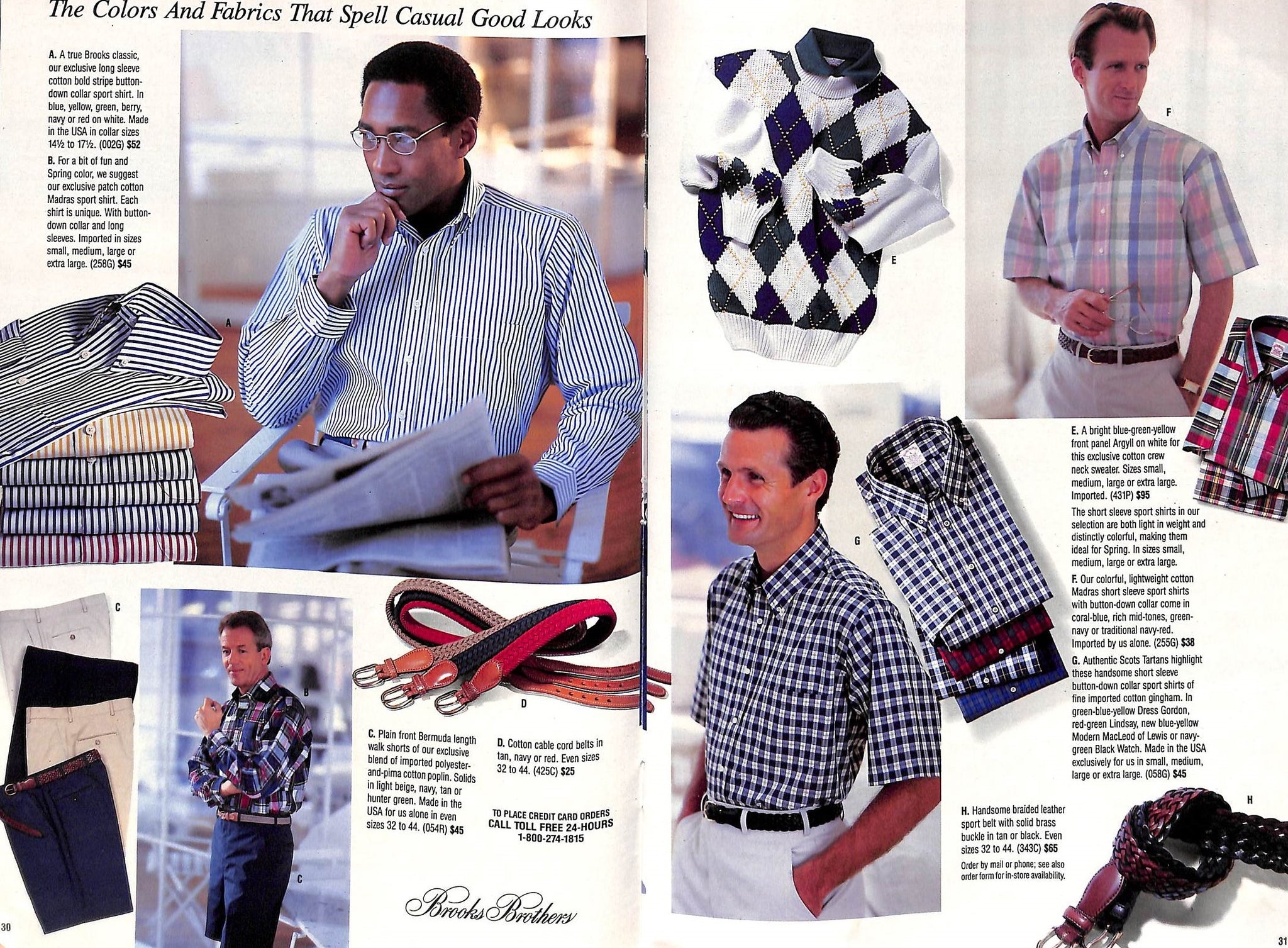 Brooks Brothers Spring 1991 Catalog (SOLD)