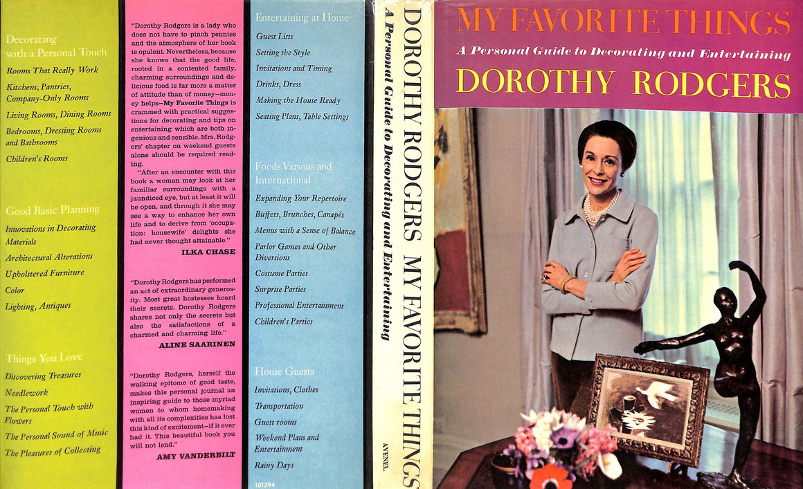 "My Favorite Things: A Personal Guide To Decorating & Entertaining" 1964 RODGERS, Dorothy