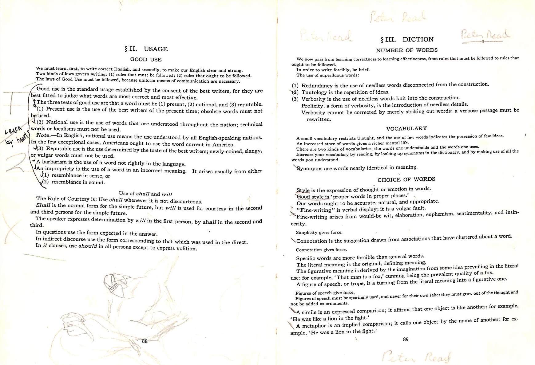 "St. Paul's School English 1939" (SOLD)