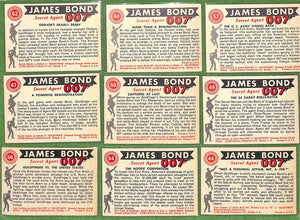 James Bond Secret Agent 007 B&W Trading Cards 49 in Glassine Sleeves