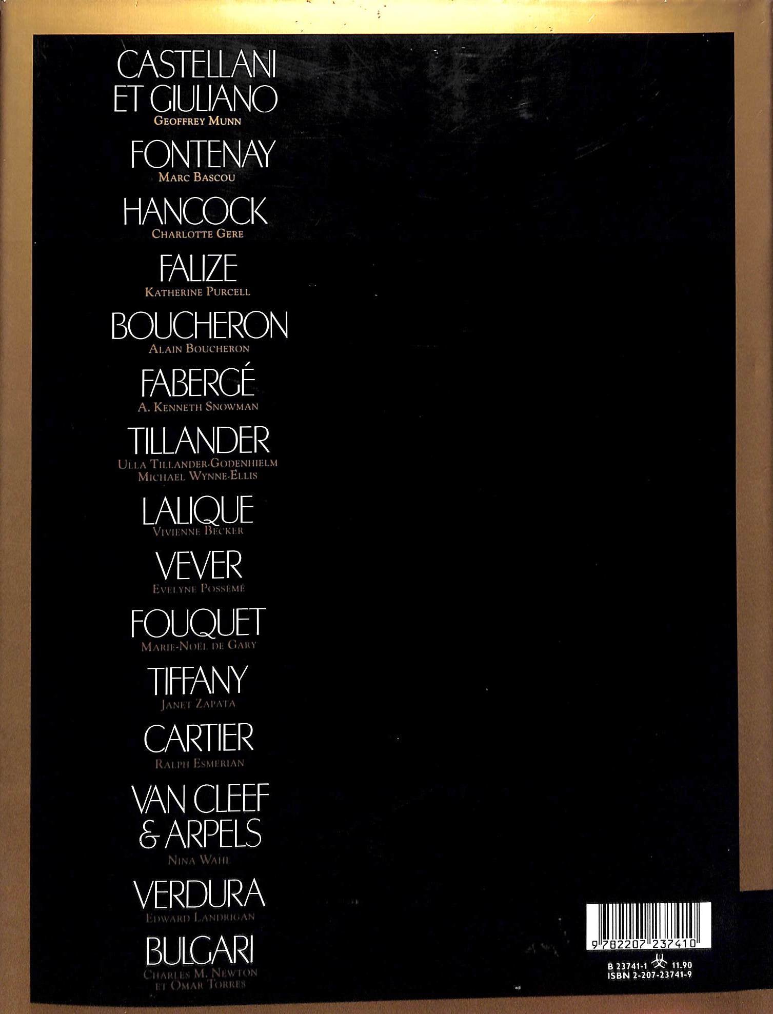 "Maîtres Joailliers" 1990 SNOWMAN, A. Kenneth