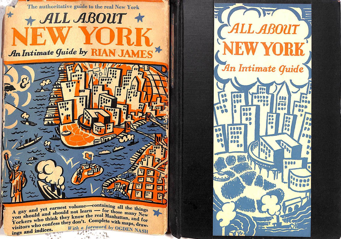 "All About New York An Intimate Guide" 1931 JAMES, Rian
