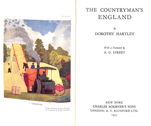 "The Countryman's England" 1935 HARTLEY, Dorothy