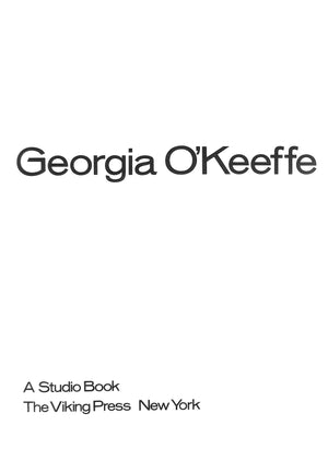 "Georgia O'Keeffe" 1976 O'KEEFFE, Georgia
