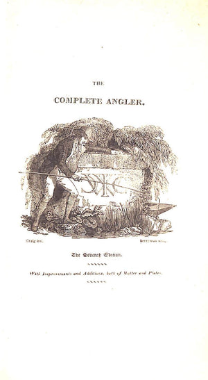 "The Complete Angler" 1808 WALTON, Isaac, COTTON, Charles