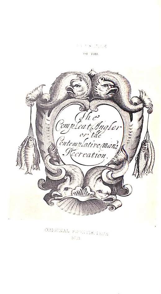 "The Complete Angler" 1904 WALTON, Izaak, COTTON, Charles