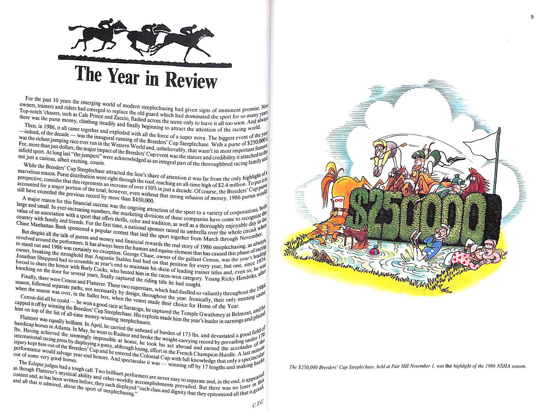 "American Steeplechasing 1986" 1986 COLGAN, Charles T. [editor]