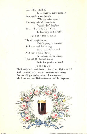 "Songs Of Our Grandfathers: Re-Set In Guinness Time" 1936 (SOLD)