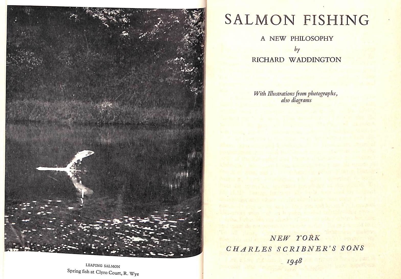 "Salmon Fishing: A New Philosophy" 1948 WADDINGTON, Richard