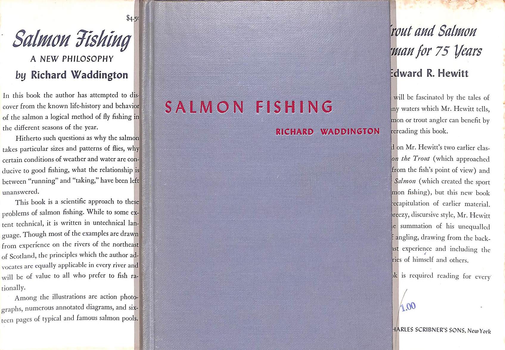 "Salmon Fishing: A New Philosophy" 1948 WADDINGTON, Richard