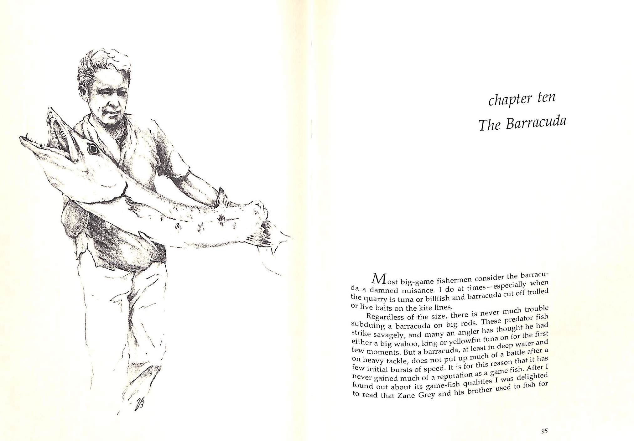 "Line Down! (The Special World Of Big-Game Fishing)" 1973 SAMSON, Jack (INSCRIBED)