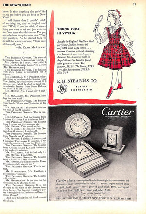 "The New Yorker" Sept. 22, 1951 (SOLD)