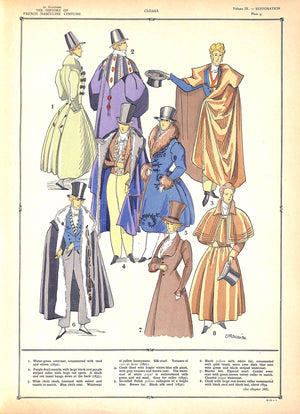 "The History Of French Masculine Costume During Twenty-Four Centuries" 1927 DE GIAFFERRI, Paul-Louis