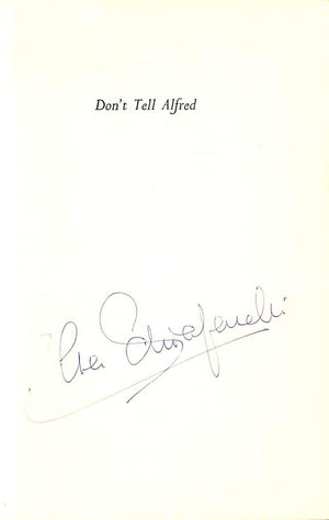 "Don't Tell Alfred" 1960 MITFORD, Nancy (EX-LIBRIS: ELSA SCHIAPARELLI)