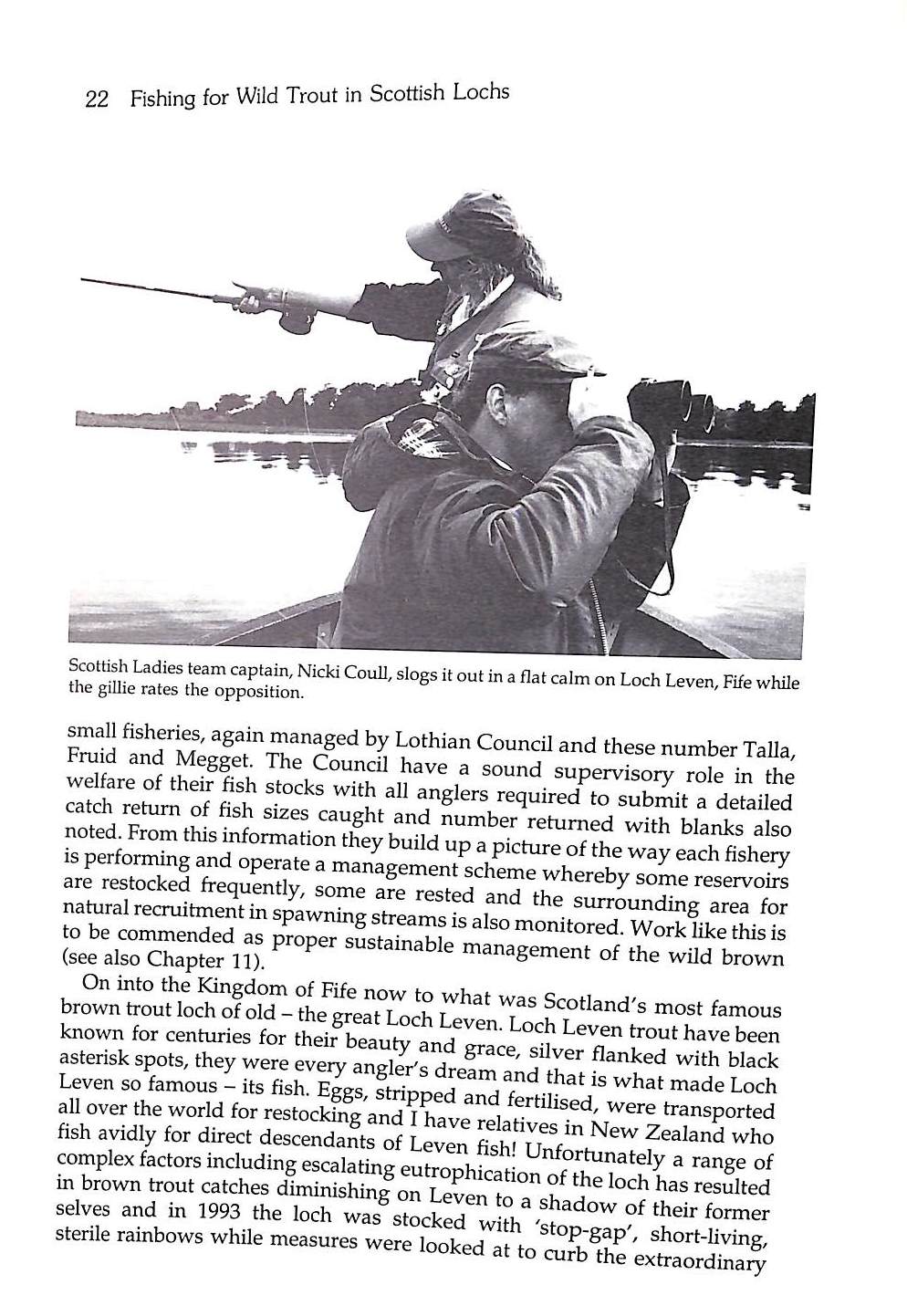 "Fishing For Wild Trout In Scottish Lochs" 1996 CRAWFORD, Lesley