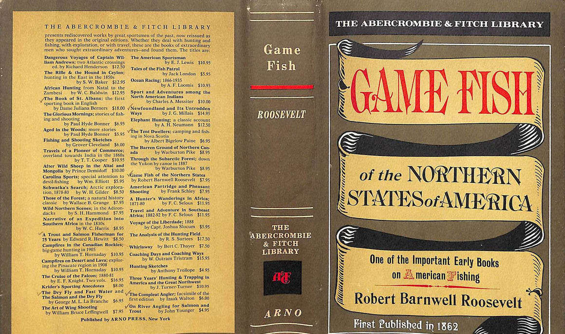 "Game Fish Of The Northern States Of America" 1967 ROOSEVELT, Robert Barnwell