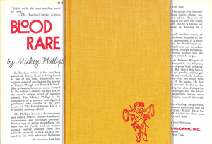 "Blood Rare" 1963 PHILLIPS, Mickey
