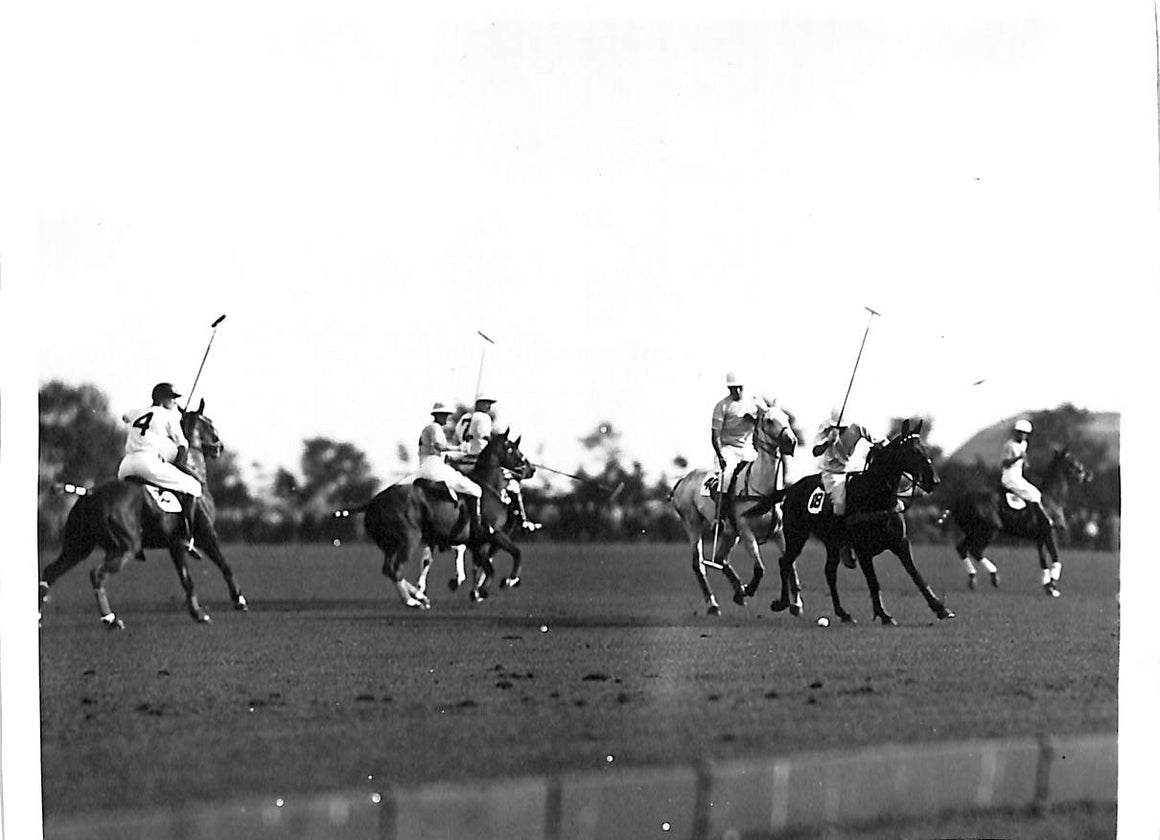 "Argentines Defeat U.S. Poloists In Second 1928 Game At Meadowbrook Field"