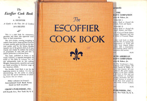 "The Escoffier Cook Book: A Guide To The Fine Art Of Cookery" 1953 ESCOFFIER, A.