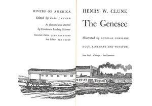 "The Genesee Rivers Of America" 1963 CLUNE, Henry W.
