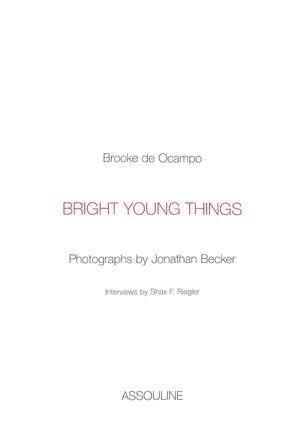 "Bright Young Things" 2000 DE OCAMPO, Brooke (INSCRIBED)