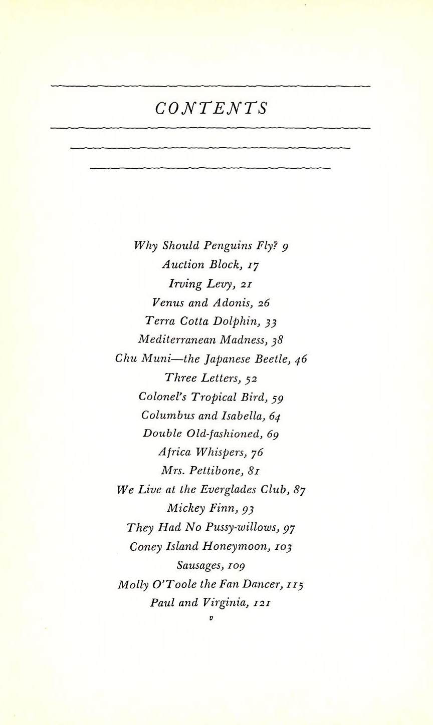 "Why Should Penguins Fly?" 1936 FISKE, Dwight