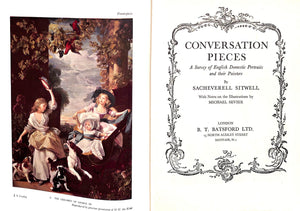 "Conversation Pieces A Survey Of English Domestic Portraits And Their Painters" 1936 SITWELL, Sacheverell (INSCRIBED)