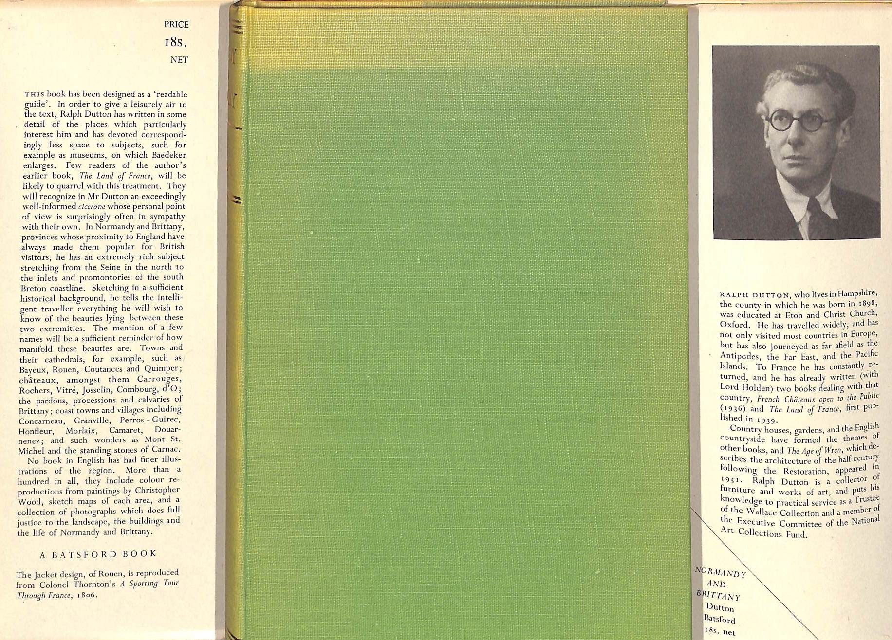 "Normandy And Brittany" 1953 DUTTON, Ralph