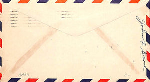 "First Flight Air Mail Postmarked Envelope" Camden, SC December 1 1932