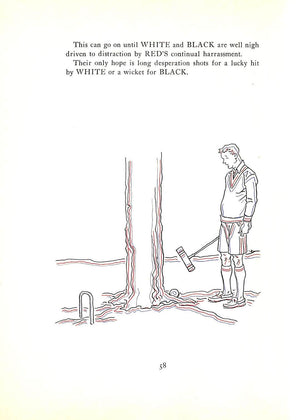 "Croquet: Rules And Strategy For Home Play" 1957 BROWN, Paul