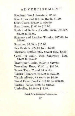 Brooks Brothers Customs Regulations A Companion Book "Going To Europe" 1911