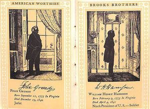 "Brooks Brothers American Worthies" 1920