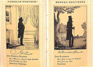 "Brooks Brothers American Worthies" 1920