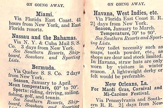 "Brooks Brothers On Going Away: A Handbook For Travellers" 1913