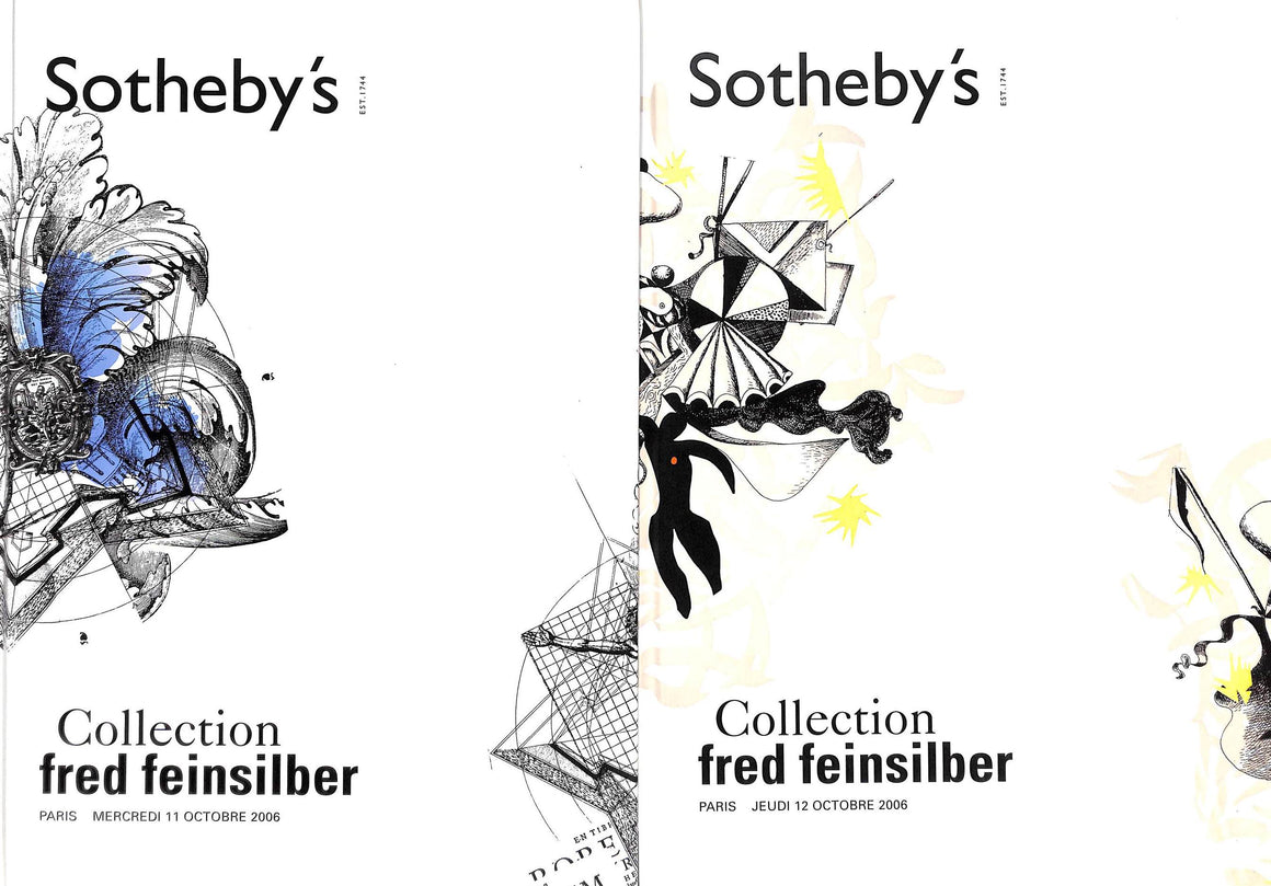 "Collection Fred Feinsilber" 12 Octobre 2006 Sotheby's Paris