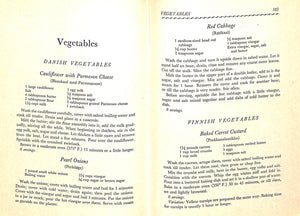 "Scandinavian Cookery For Americans" 1948 BROBECK, Florence and KJELLBERG, Monika