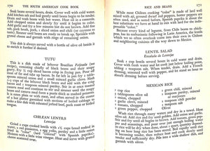 "The South American Cook Book. Including Central America, Mexico And The West Indies" 1939 BROWN, Cora, Rose and Bob