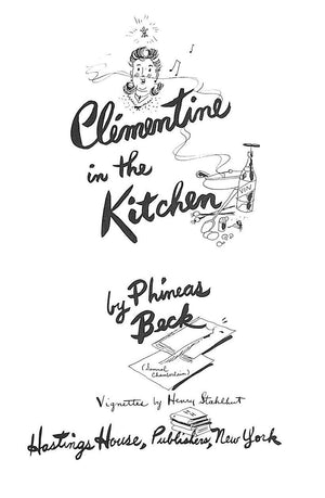 "Clementine In The Kitchen" 1963 BECK, Phineas