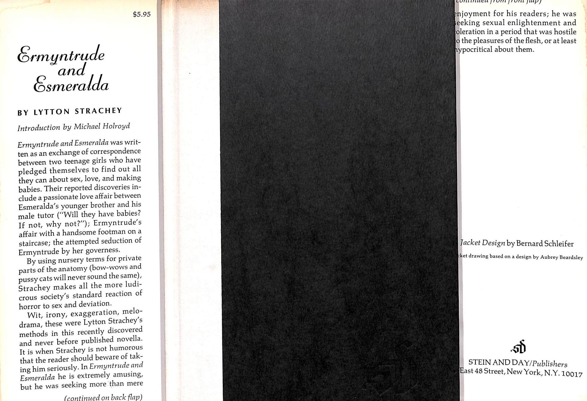 "Ermyntrude And Esmeralda A Naughty Novella" 1969 STRACHEY, Lytton