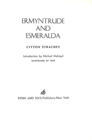 "Ermyntrude And Esmeralda A Naughty Novella" 1969 STRACHEY, Lytton