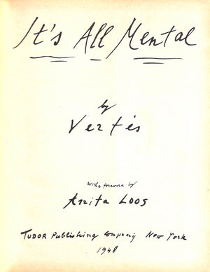 "It's All Mental" 1948 Vertes