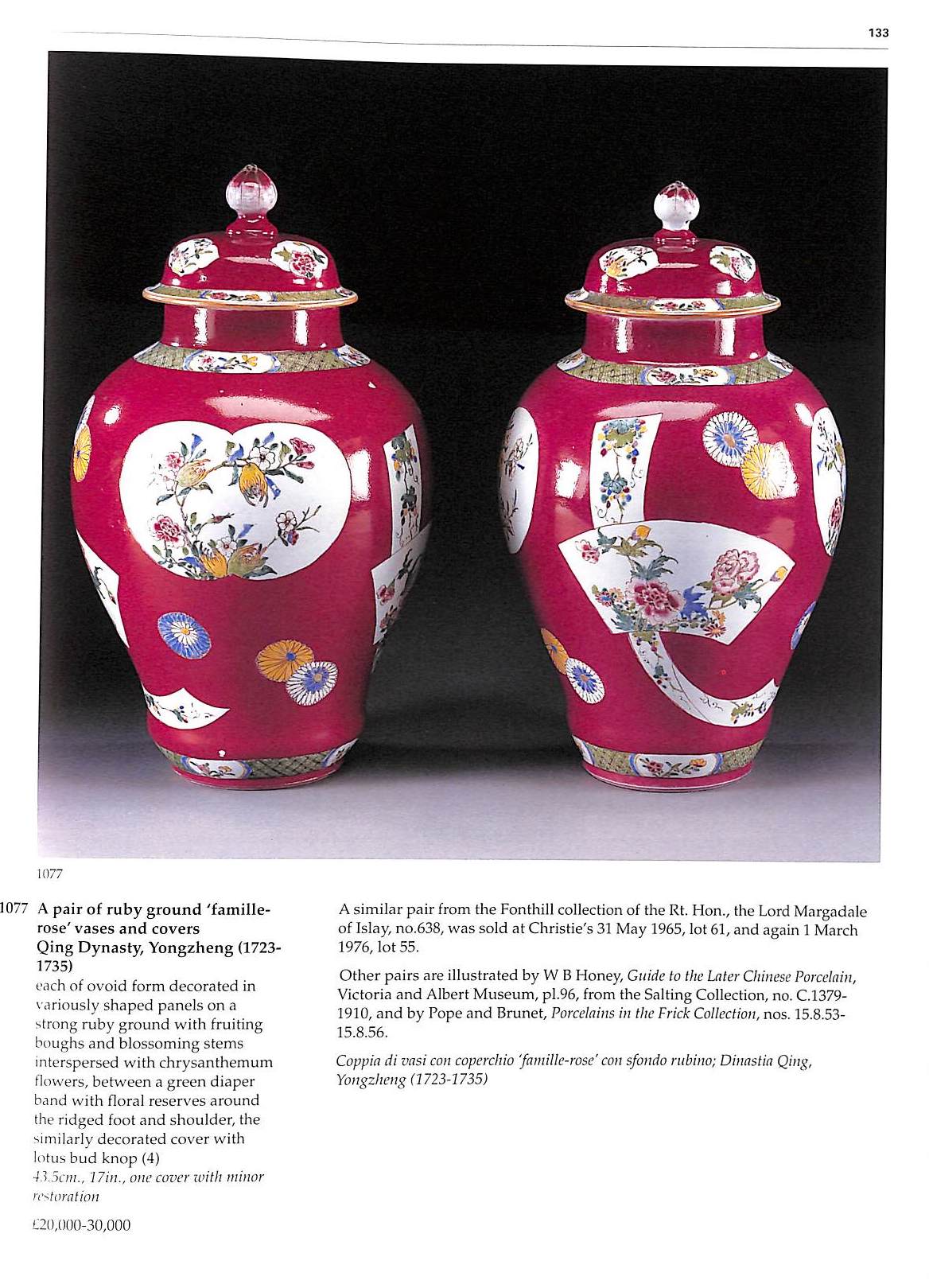 The Estate Of An Italian Connoisseur, Giuseppe Rossi - 10-12 March, 1999 Sotheby's London