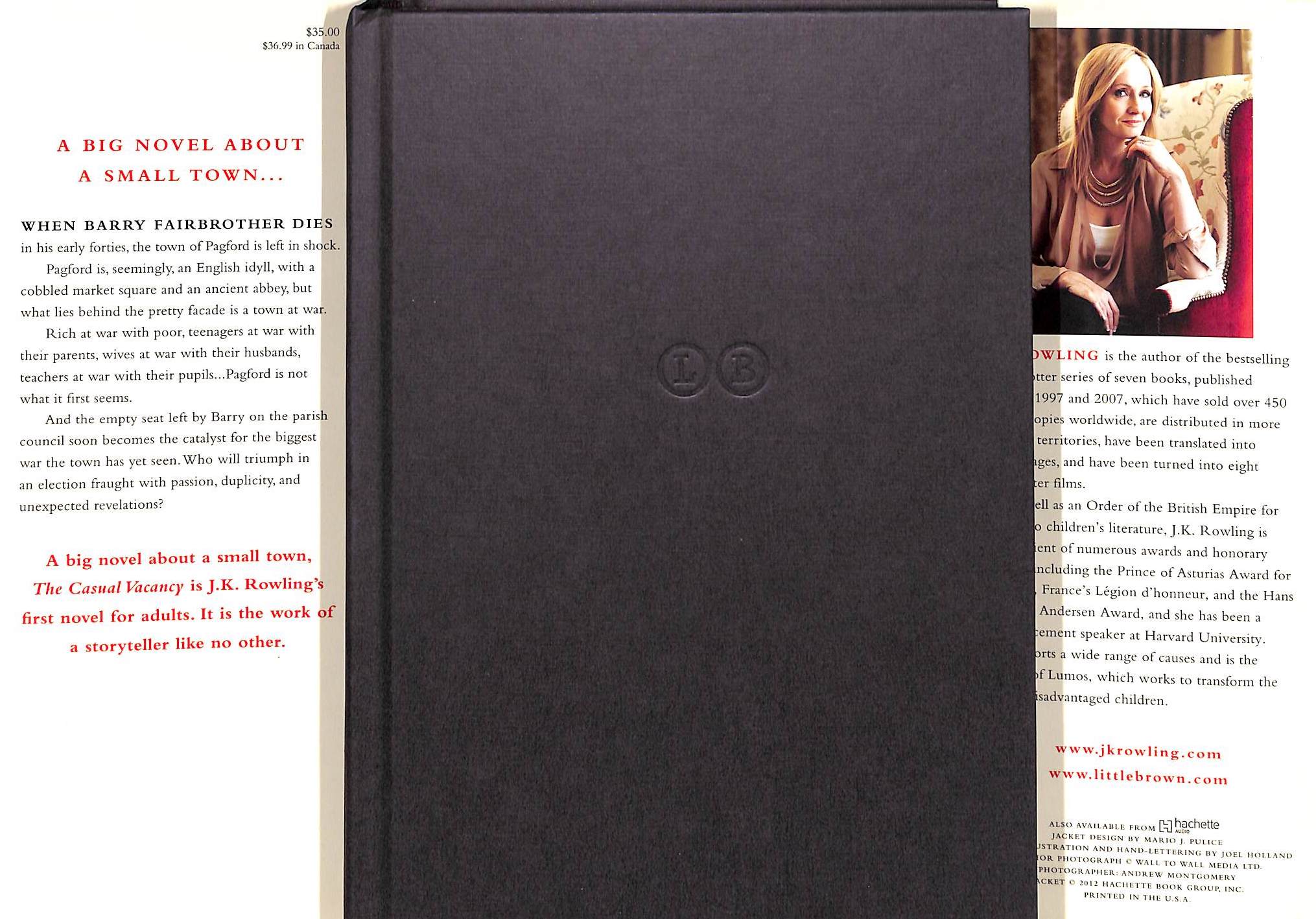 "The Casual Vacancy" 2012 ROWLING, J.K.