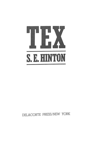 "Tex" 1979 HINTON, S.E.