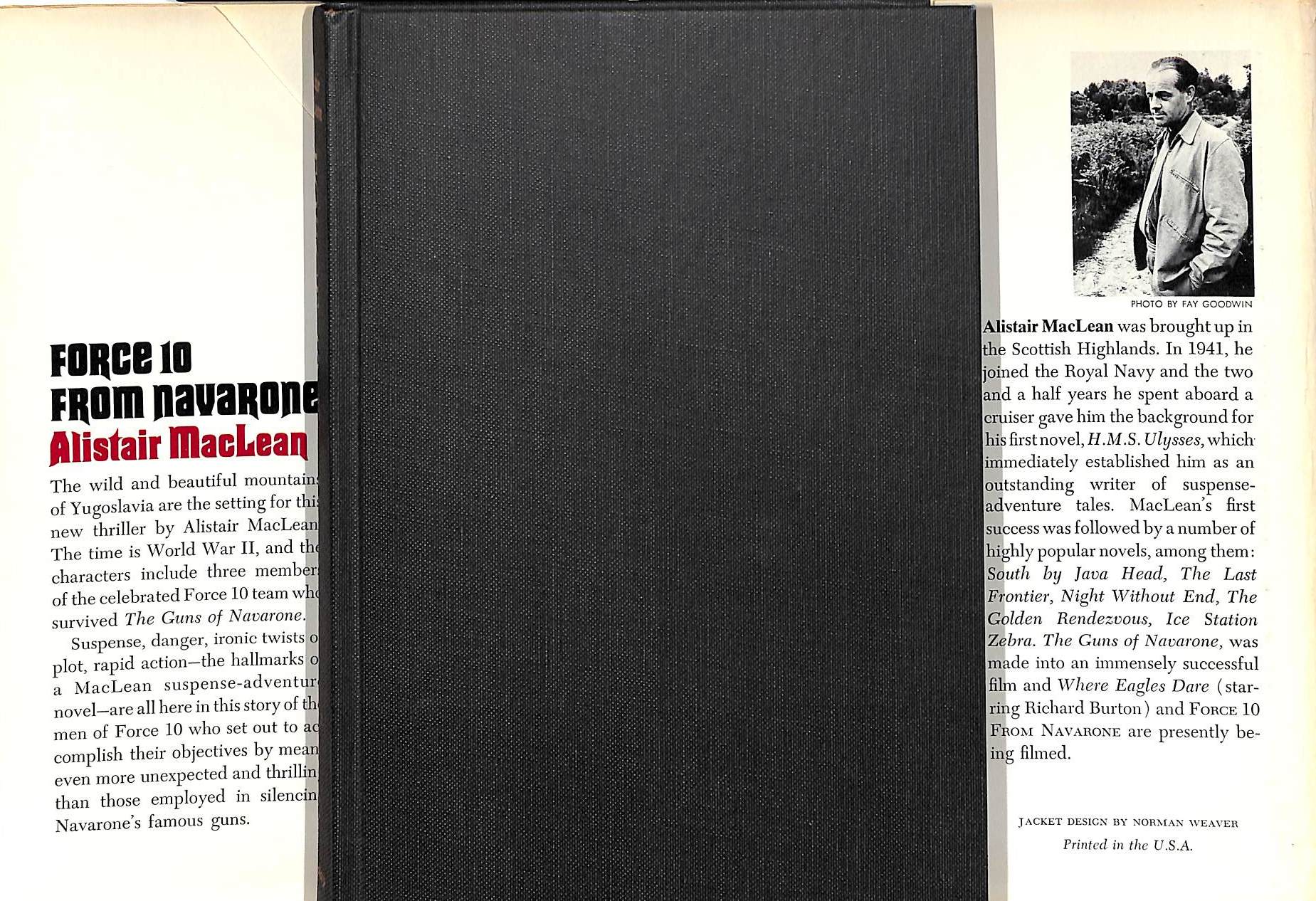 "Force 10 From Navarone" 1968 MACLEAN, Alistair