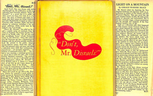 "Don't, Mr. Disraeli! A Victorian Whatnot" 1941 BRAHMS, Caryl and SIMON,  S.J.