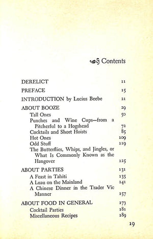 "Trader Vic's Book Of Food And Drink" 1981 VIC, Trader