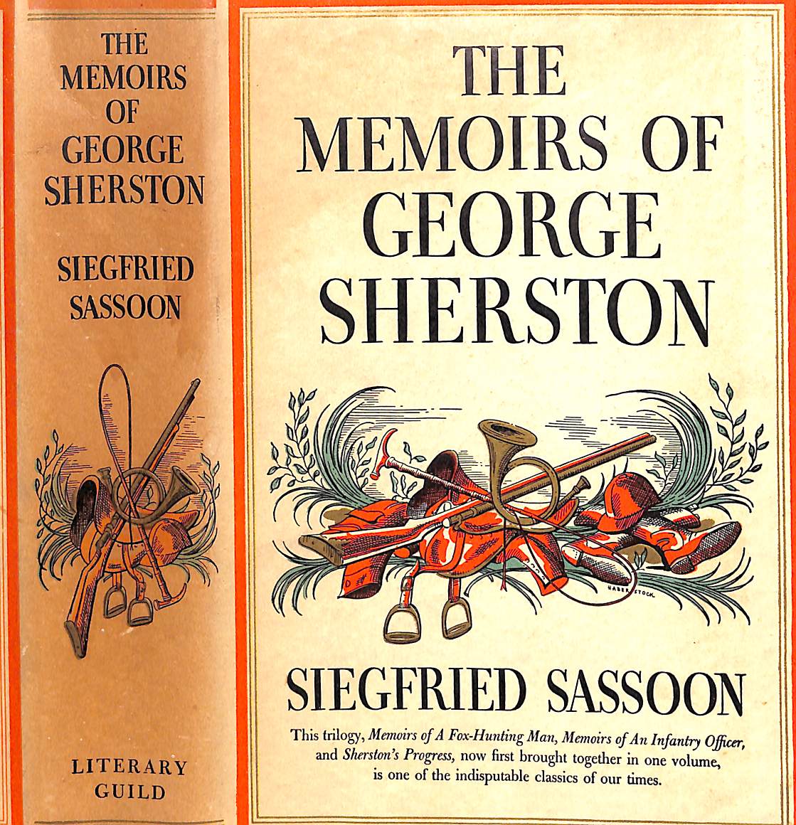"The Memoirs Of George Sherston Memoirs Of A Fox-Hunting Man" 1937 SASSOON, Siegfried