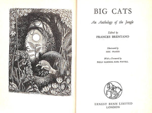 "Big Cats: An Anthology Of The Jungle" 1949 BRENTANO, Frances