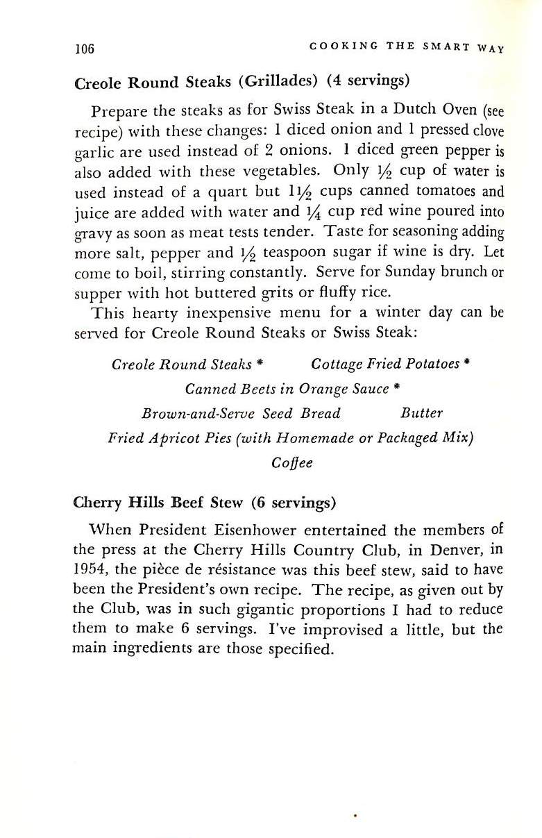 "Cooking The Smart Way" 1958 FLEXNER, Marion W.